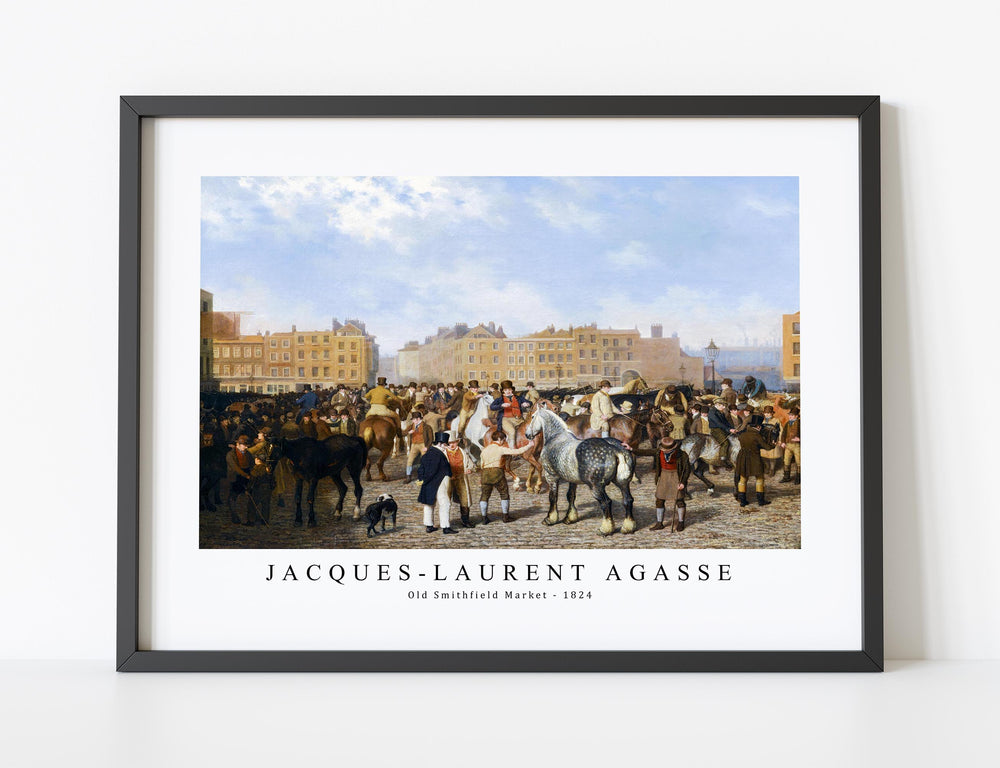 Jacques Laurent Agasse - Old Smithfield Market (1824)