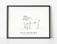 
              Jean Bernard - Two horses standing together (1816)
            