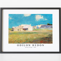 Odilon Redon - Breton Village 1890