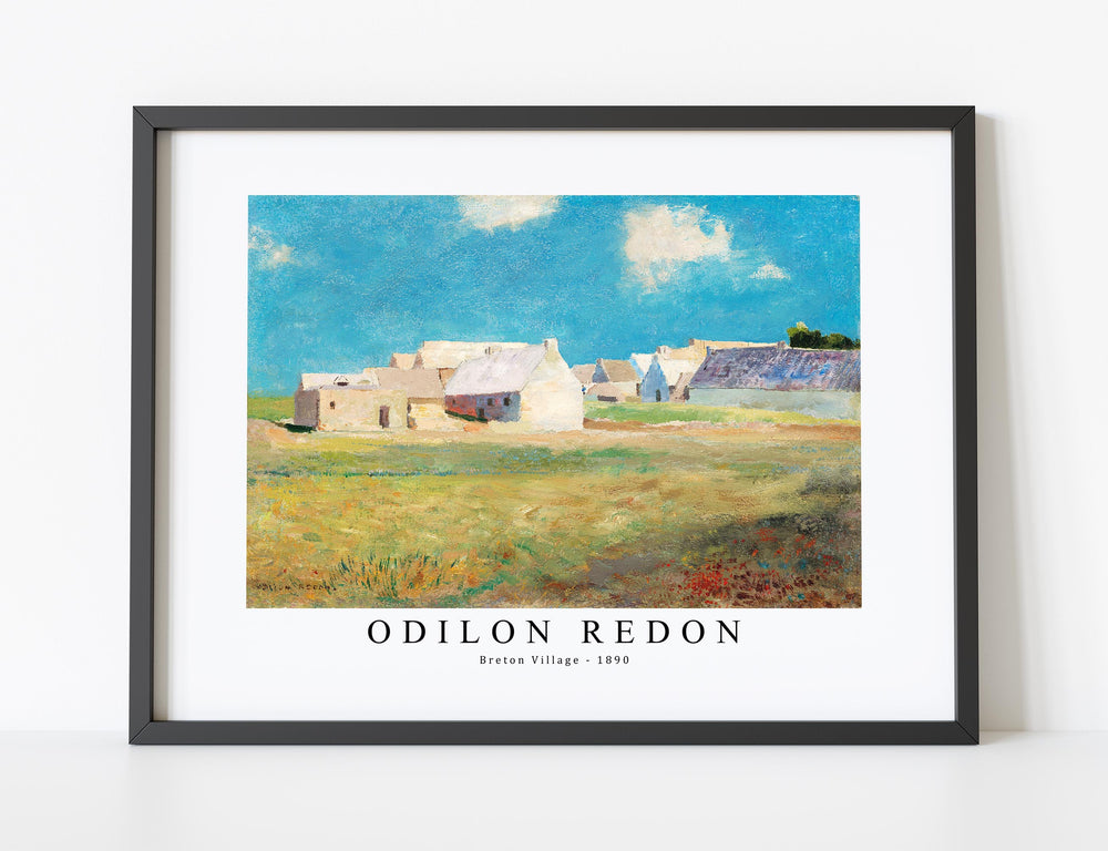 Odilon Redon - Breton Village 1890