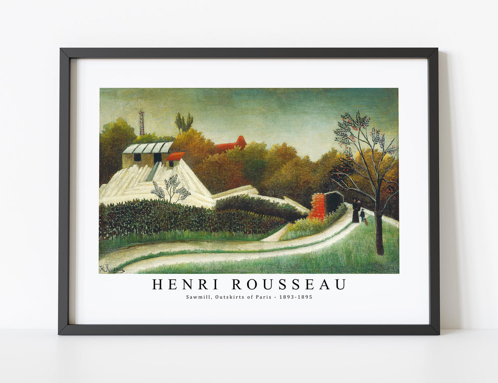 Henri Rousseau - Sawmill, Outskirts of Paris 1893-1895