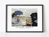 
              Claude Monet - The Beach at Trouville 1870
            