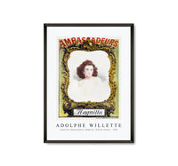 
              Adolphe Willette - Lemercier Ambassadeurs, Magnitta. Affiche couleur 1895
            