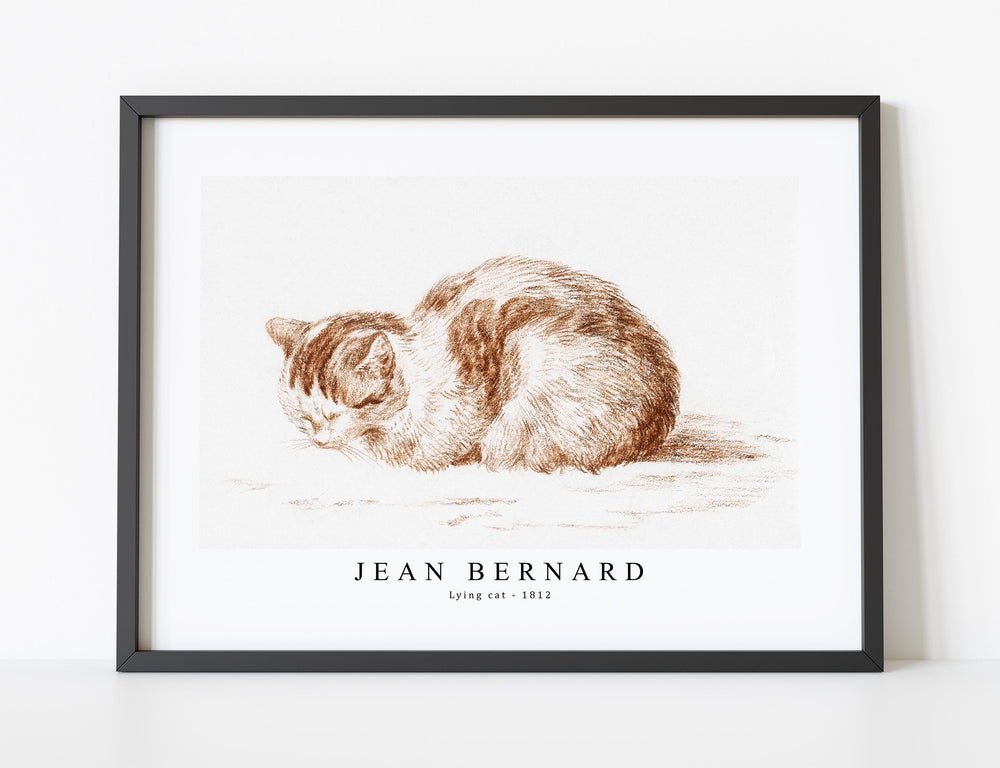 Jean Bernard - Lying cat (1811)