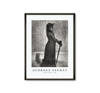 
              Georges Seurat - Woman Strolling 1884
            