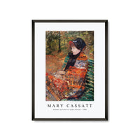 Mary Cassatt - Autumn, portrait of Lydia Cassatt 1880