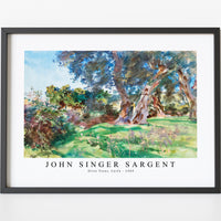 John Singer Sargent - Olive Trees, Corfu (1909)