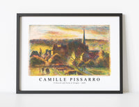 
              Camille Pissarro - A Church and Farm at Éragny 1890
            