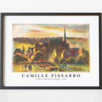 Camille Pissarro - A Church and Farm at Éragny 1890
