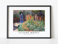 
              Claude Monet - Rounded Flower Bed 1876
            