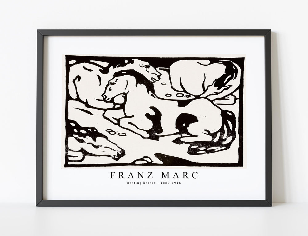 Franz Marc - Resting horses 1880-1916