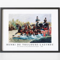 Henri De Toulouse–Lautrec - Nice souvenir of the promenade des Anglais 1880