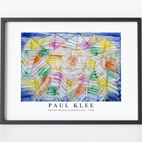 Paul Klee - Theater–Mountain–Construction 1920