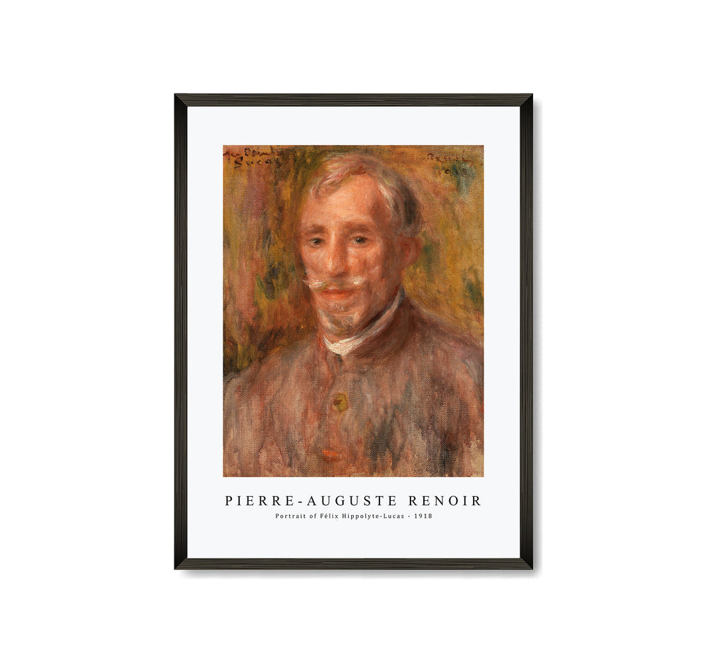 Pierre Auguste Renoir - Portrait of Félix Hippolyte-Lucas 1918