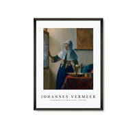 
              Johannes Vermeer - Young Woman with a Water Pitcher 1662-1665
            