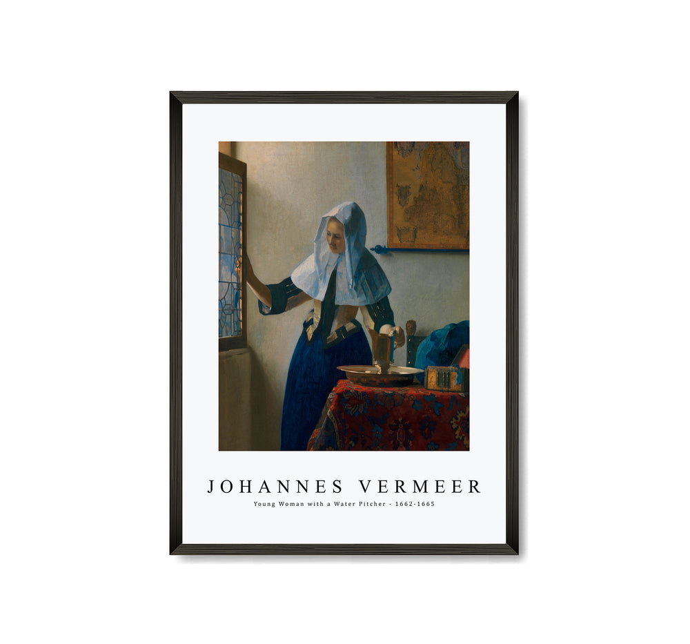 Johannes Vermeer - Young Woman with a Water Pitcher 1662-1665