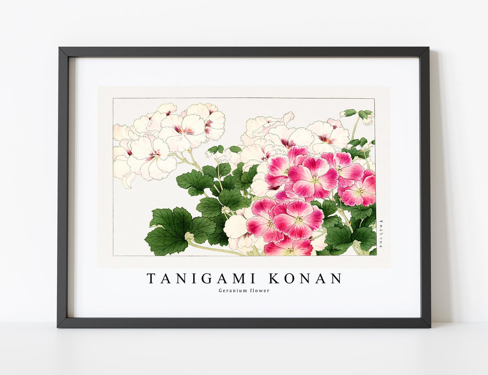 Tanigami Konan - Geranium flower