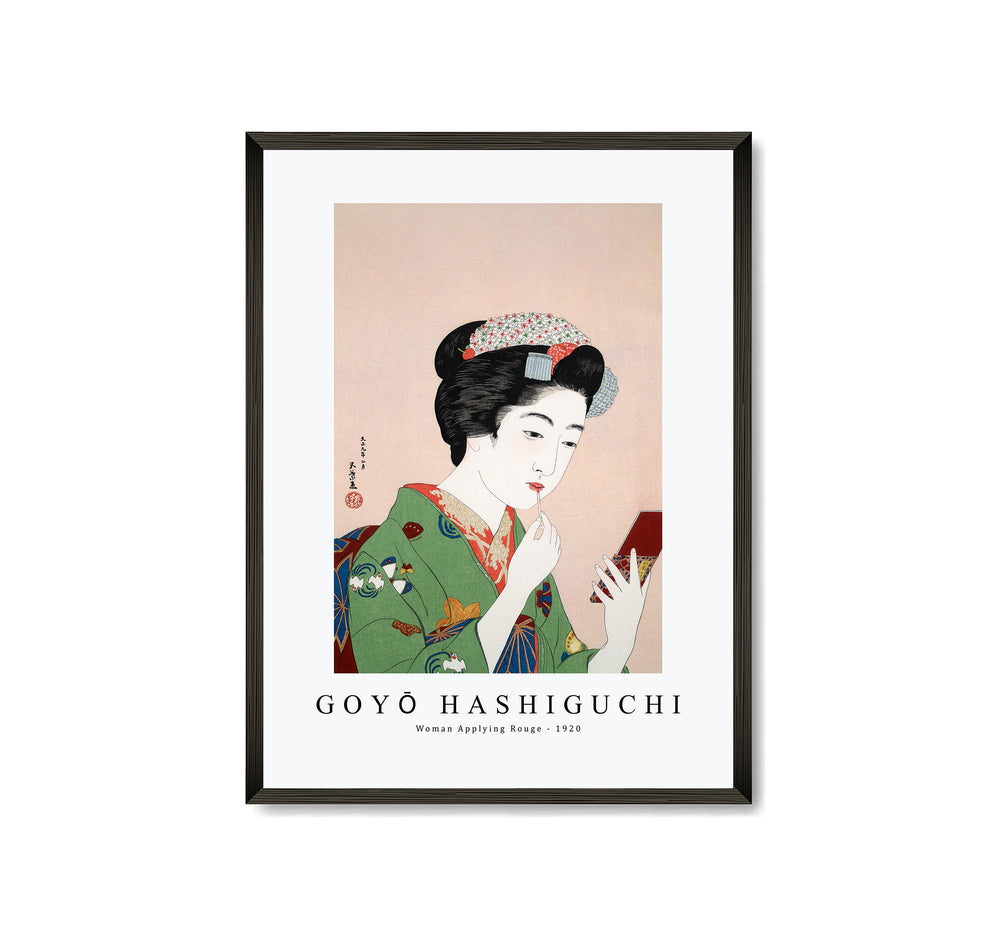 Goyo Hashiguchi - Woman Applying Rouge 1920