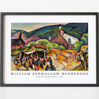 william penhallow henderson - Feast Day San Juan Pueblo-1921