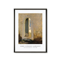 John Singer Sargent - Open Doorway, Morocco (ca. 1879–1880)