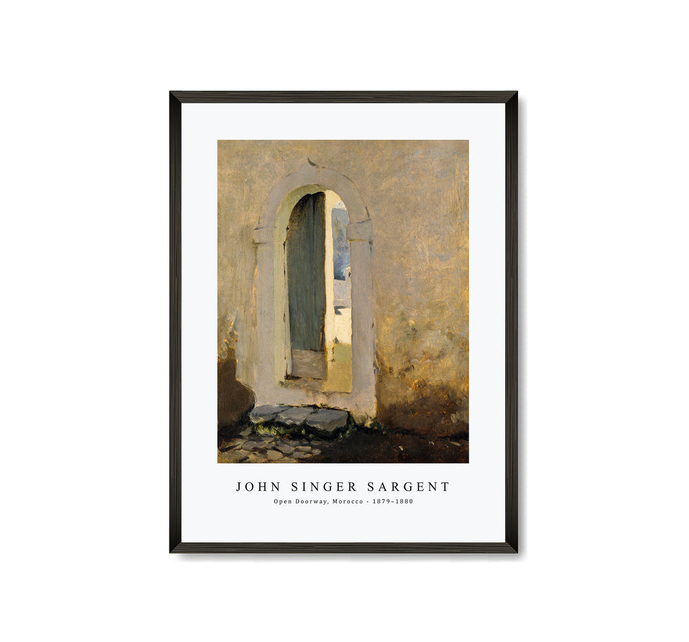 John Singer Sargent - Open Doorway, Morocco (ca. 1879–1880)