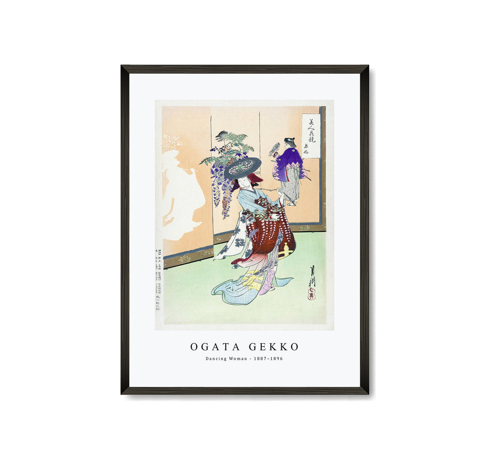 Ogata Gekko - Dancing Woman (1887–1896)