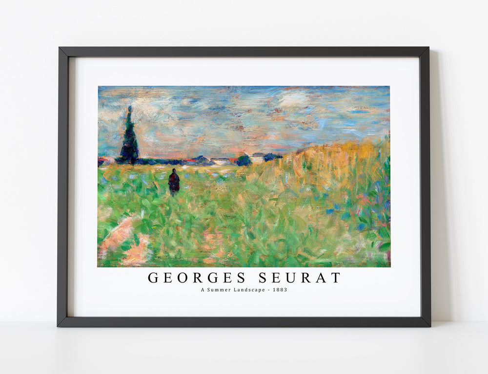Georges Seurat - A Summer Landscape 1883