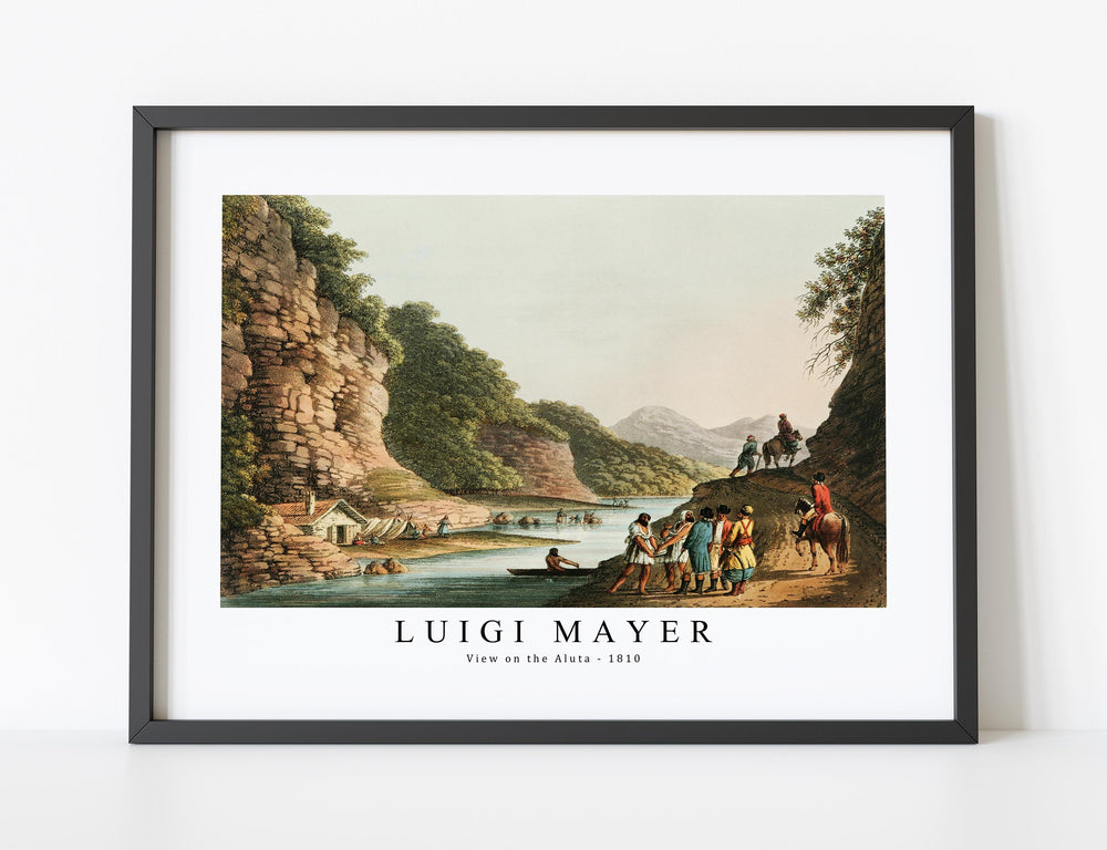 Luigi Mayer - View on the Aluta 1810