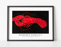 
              Marsden Hartley - Lobster on Black Background (1940–1941)
            