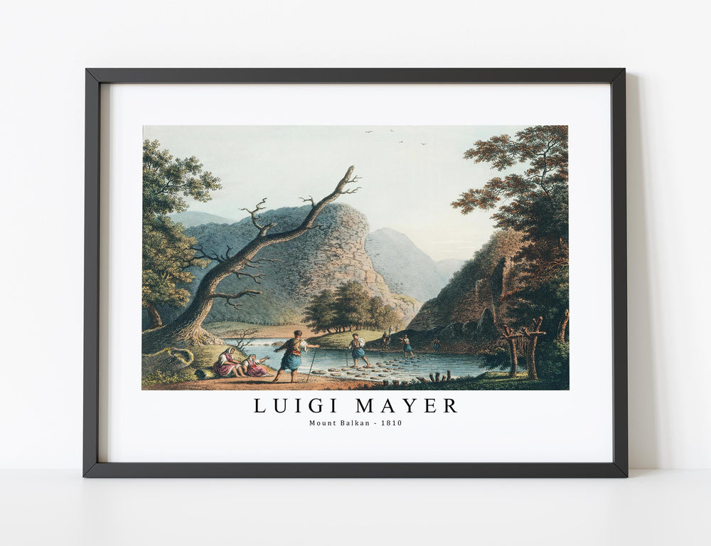 Luigi Mayer - Mount Balkan (1810)