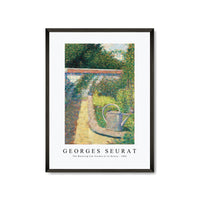 Georges Seurat - The Watering Can–Garden at Le Raincy 1883