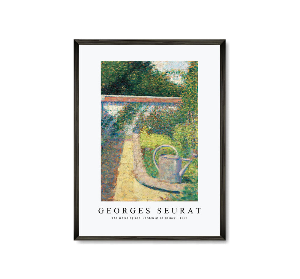 Georges Seurat - The Watering Can–Garden at Le Raincy 1883