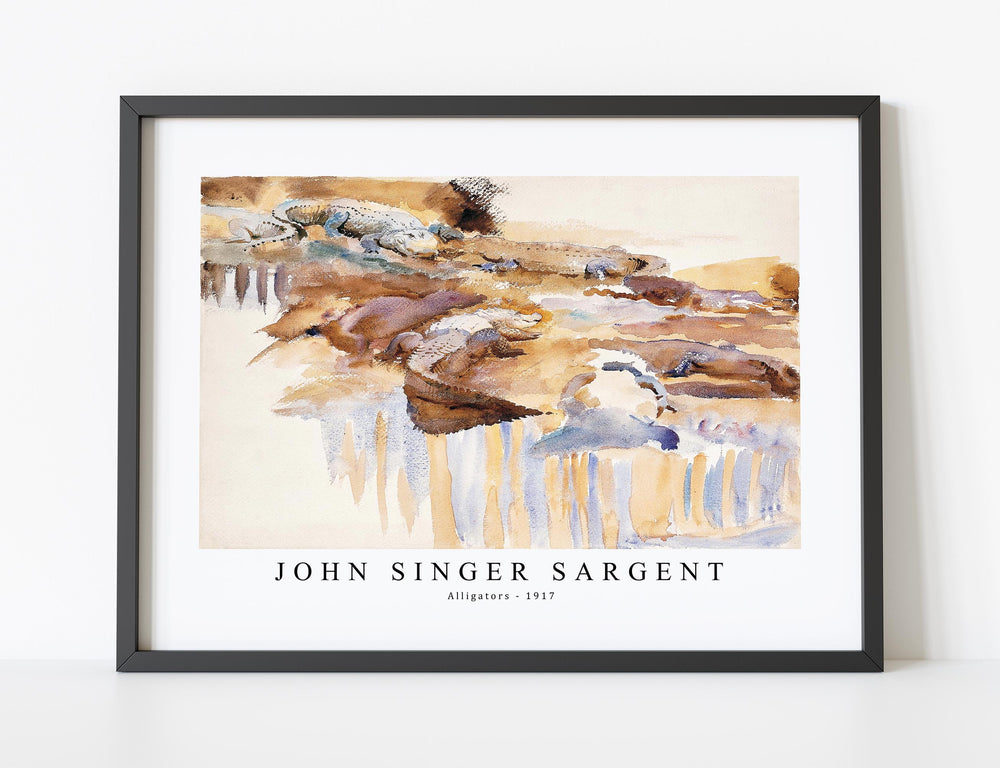John Singer Sargent - Alligators (1917)