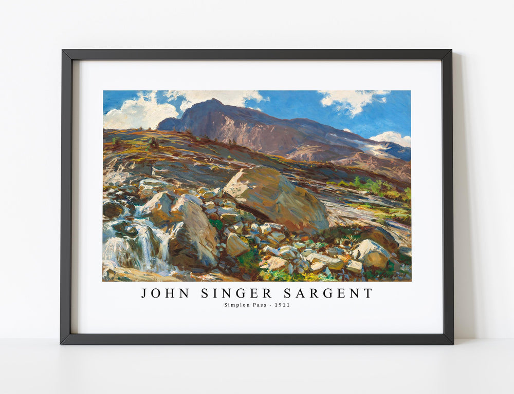 John Singer Sargent - Simplon Pass (1911)
