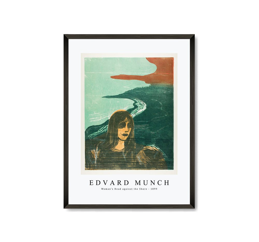 Edvard Munch - Woman’s Head against the Shore 1899