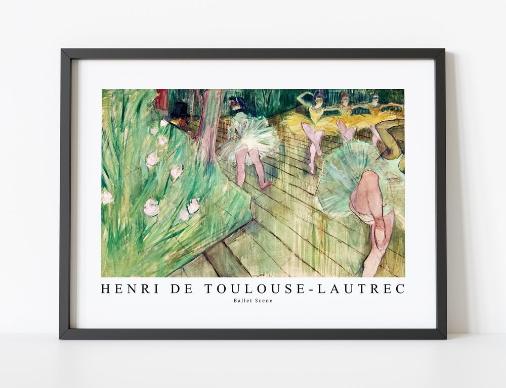 Henri De Toulouse–Lautrec - Ballet Scene
