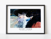 
              Henry somm - Three women in profile 1890-1900
            