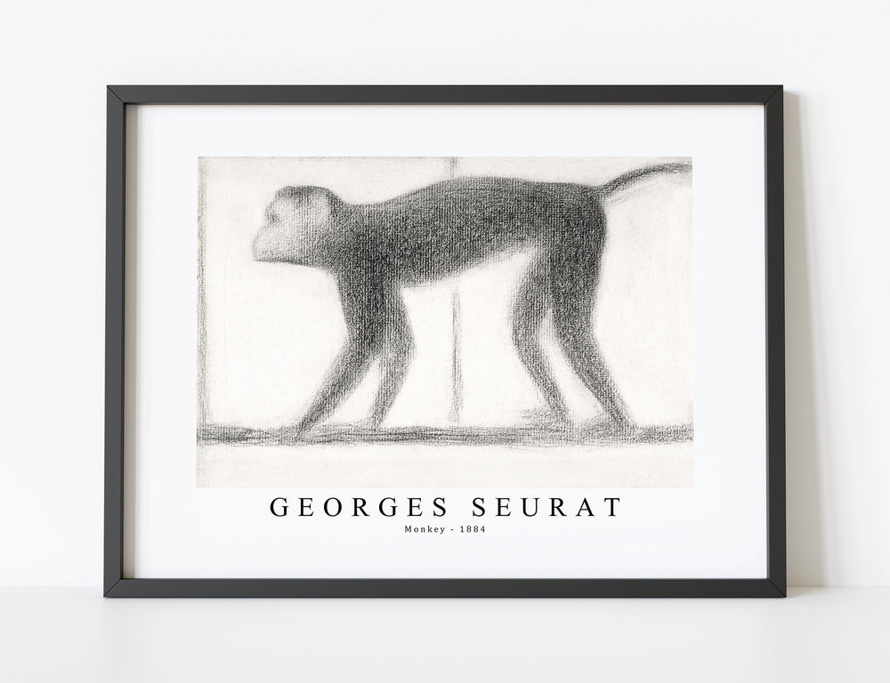 Georges Seurat - Monkey 1884