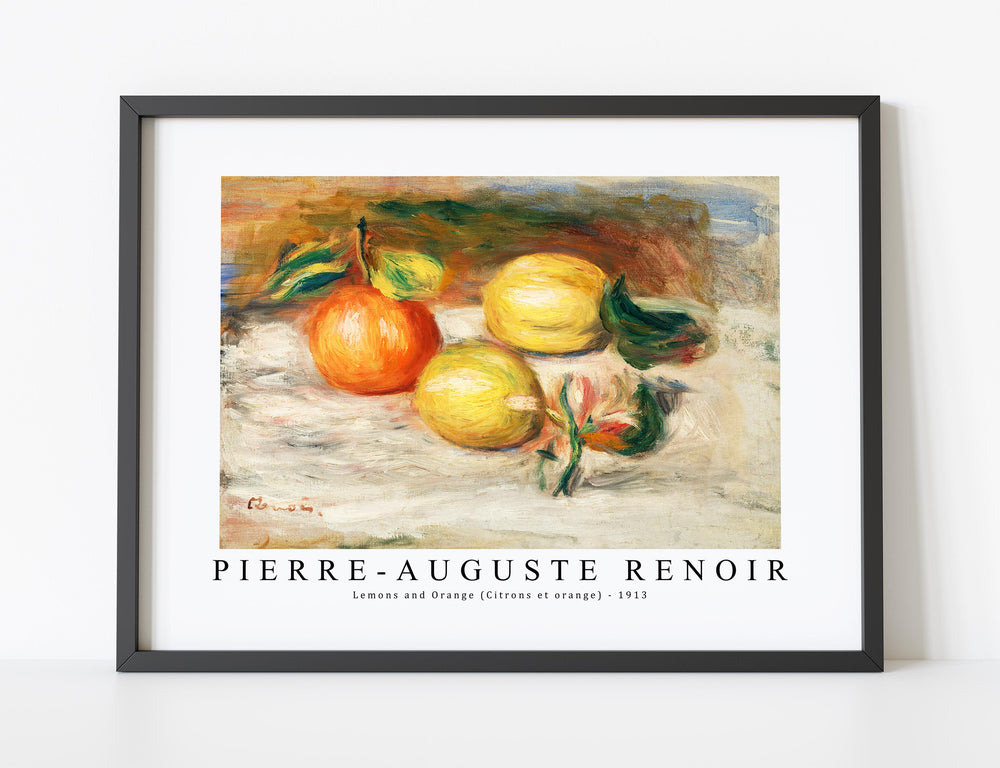 Pierre Auguste Renoir - Lemons and Orange (Citrons et orange) 1913