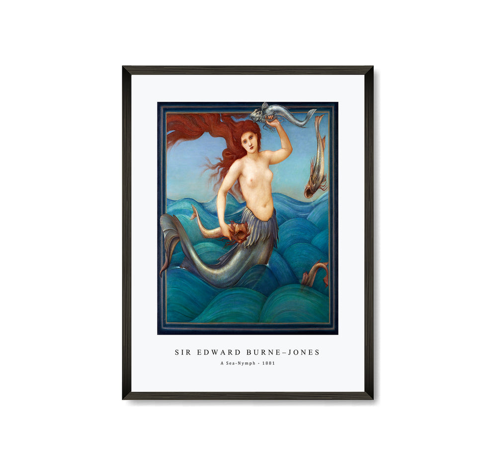 Sir Edward Burne-Jones - A Sea-Nymph (1881)