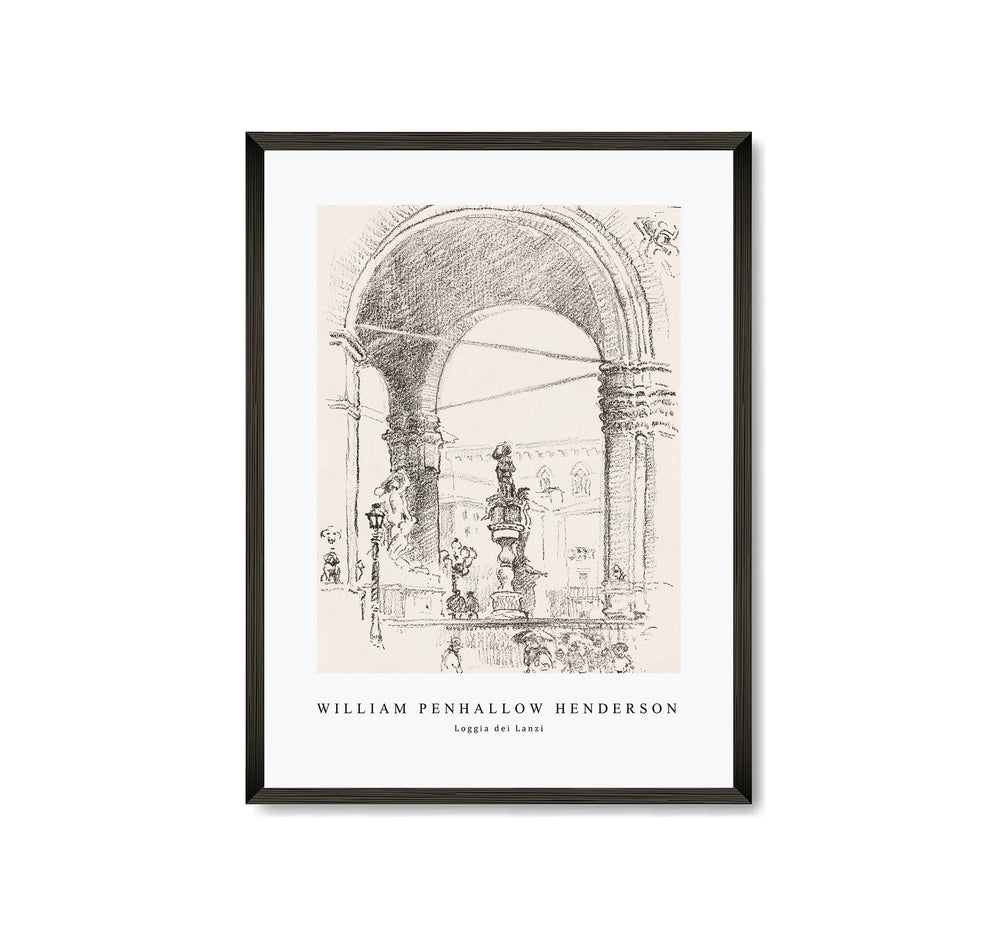 william penhallow henderson - Loggia dei Lanzi