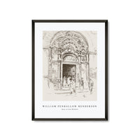 william penhallow henderson - Door at San Michele