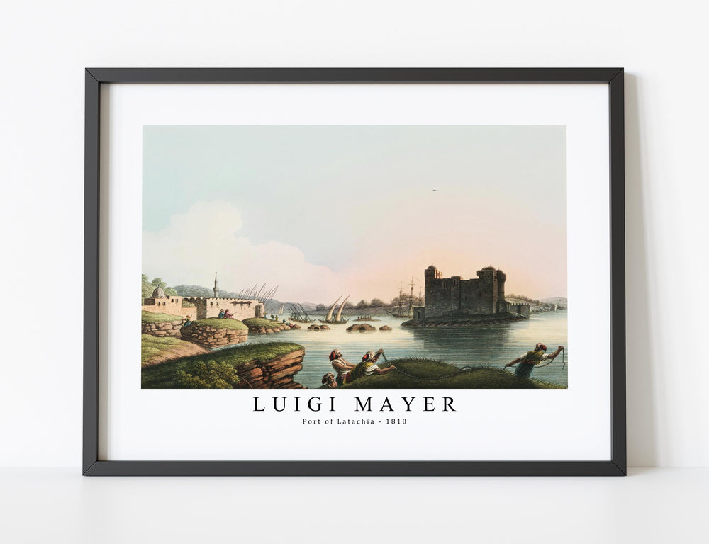 Luigi Mayer - Port of Latachia 1810