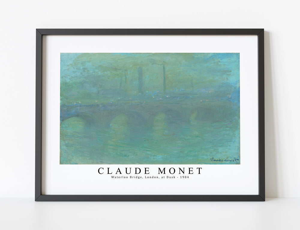 Claude Monet - Waterloo Bridge, London, at Dusk 1904