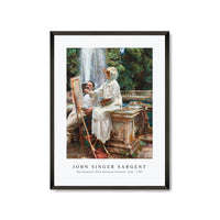 John Singer Sargent - The Fountain, Villa Torlonia, Frascati, Italy (1907)