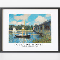 Claude Monet - The Bridge at Argenteuil 1874