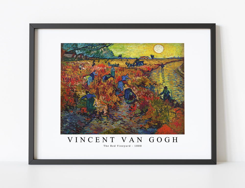 Vincent Van Gogh - The Red Vineyard 1888