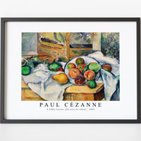 Paul Cezanne - A Table Corner (Un coin de table) 1895