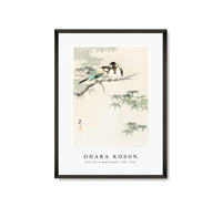 
              Ohara Koson - Great tits on maple branch (1900 - 1936)
            