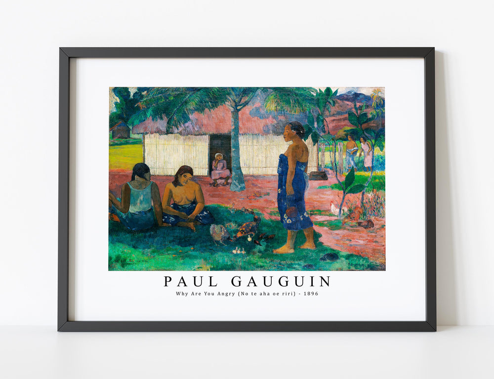 Paul Gauguin - Why Are You Angry (No te aha oe riri) 1896